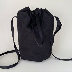 Baggu Black Medium Nylon Bucket Bag
